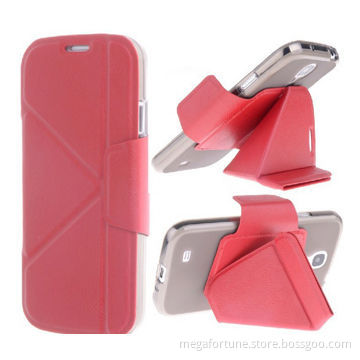Transformers leather case for Samsung Galaxy S4, left and right open TPU pouch